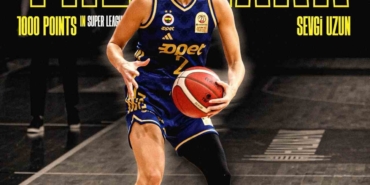 Fenerbahçeli Sevgi Uzun’dan, Kadınlar Basketbol Süper Ligi’nde 1000. sayı