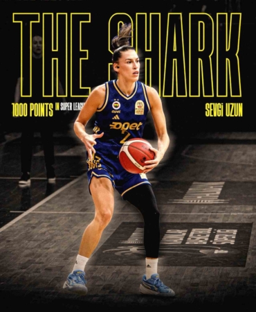 Fenerbahçeli Sevgi Uzun’dan, Kadınlar Basketbol Süper Ligi’nde 1000. sayı