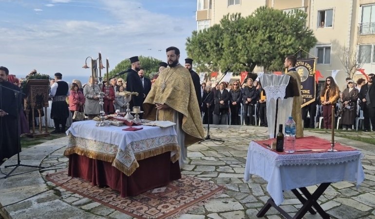 Silivri’de "Son Aziz" Nektarios’u anmak için ayin düzenlendi