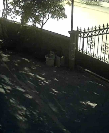 4.5 büyüklüğündeki deprem kamerada