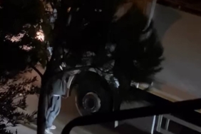 Ataşehir’de trafikte çöp kamyonu şoförüne levyeli saldırı kamerada