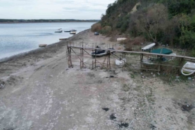 Terkos Gölü’nde su seviyesi 10 metre çekildi