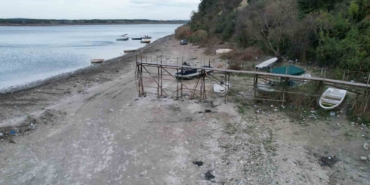 Terkos Gölü’nde su seviyesi 10 metre çekildi