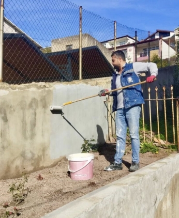 Körfez’de okullara estetik dokunuş