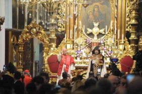 Papa 14. Leo, Ermeni Apostalik Katedrali’ne "dua ziyareti" gerçekleştirdi