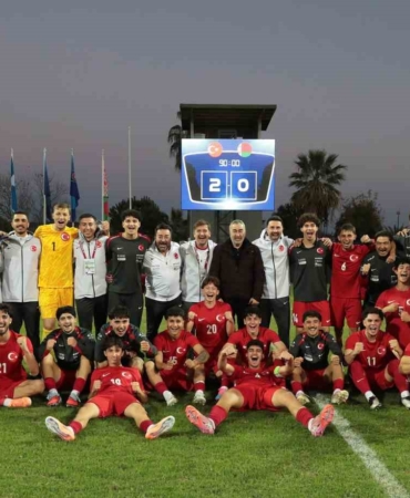 U19 Milli Takım, Belarus’u 2-0 yenerek Elit Tur’a yükseldi