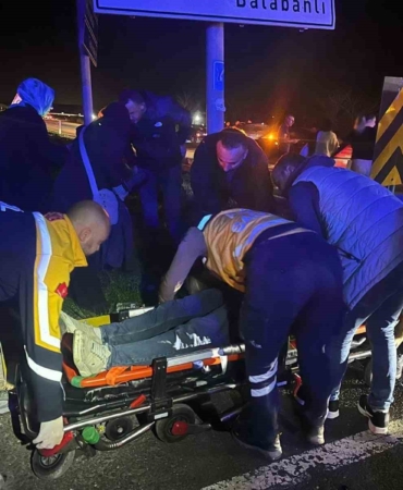 Muratlı çevreyolunda iki araç çarpıştı: 2 yaralı