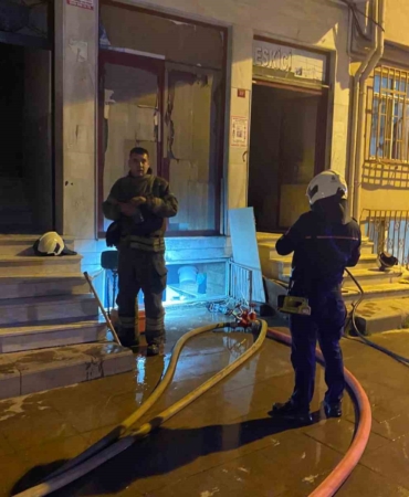 Ortaköy’de korkutan yangın