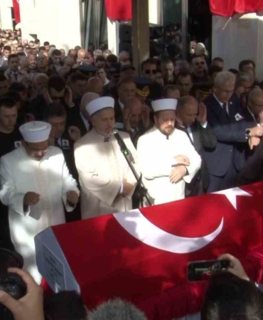 Pilot Hasan Bahar son yolculuğuna uğurlandı