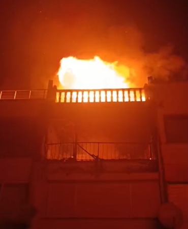 Tekirdağ’da yazlık sitede ev yangını