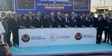 Bursa Şehir Hastanesi ve YHT Garı bağlantı yollarının temeli atıldı