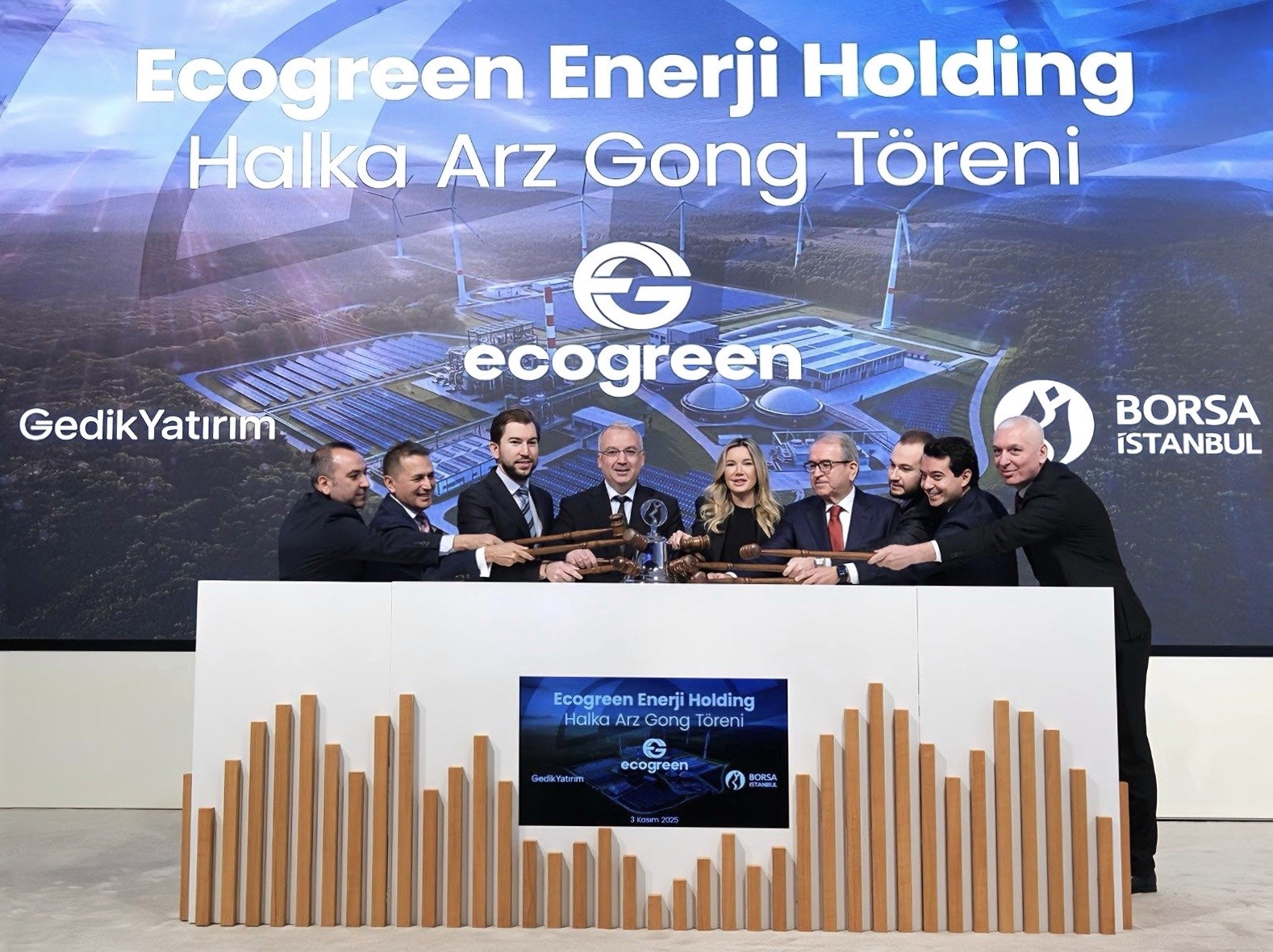 Borsa İstanbul’da gong Ecogreen Enerji Holding için çaldı