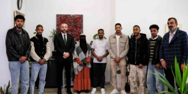 BŞEÜ rektör yardımcısı yabancı öğrencilerle buluştu