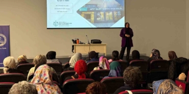 Kadınlara afet bilinci eğitimi