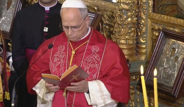 Papa 14. Leo, Fener Rum Patrikhanesi’ne geldi