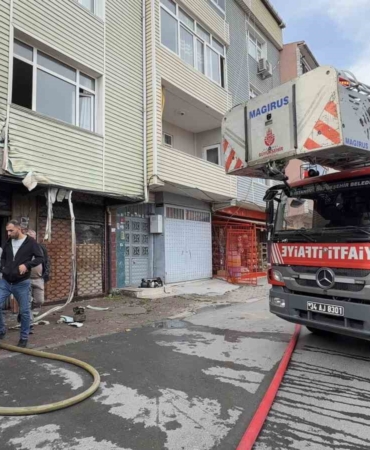 Avcılar’da tekstil atölyesinde korkutan yangın