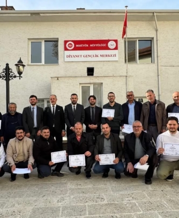 Bozüyük’te "Vaaz Becerilerini Geliştirme Hizmet İçi Eğitim Kursu" düzenlendi