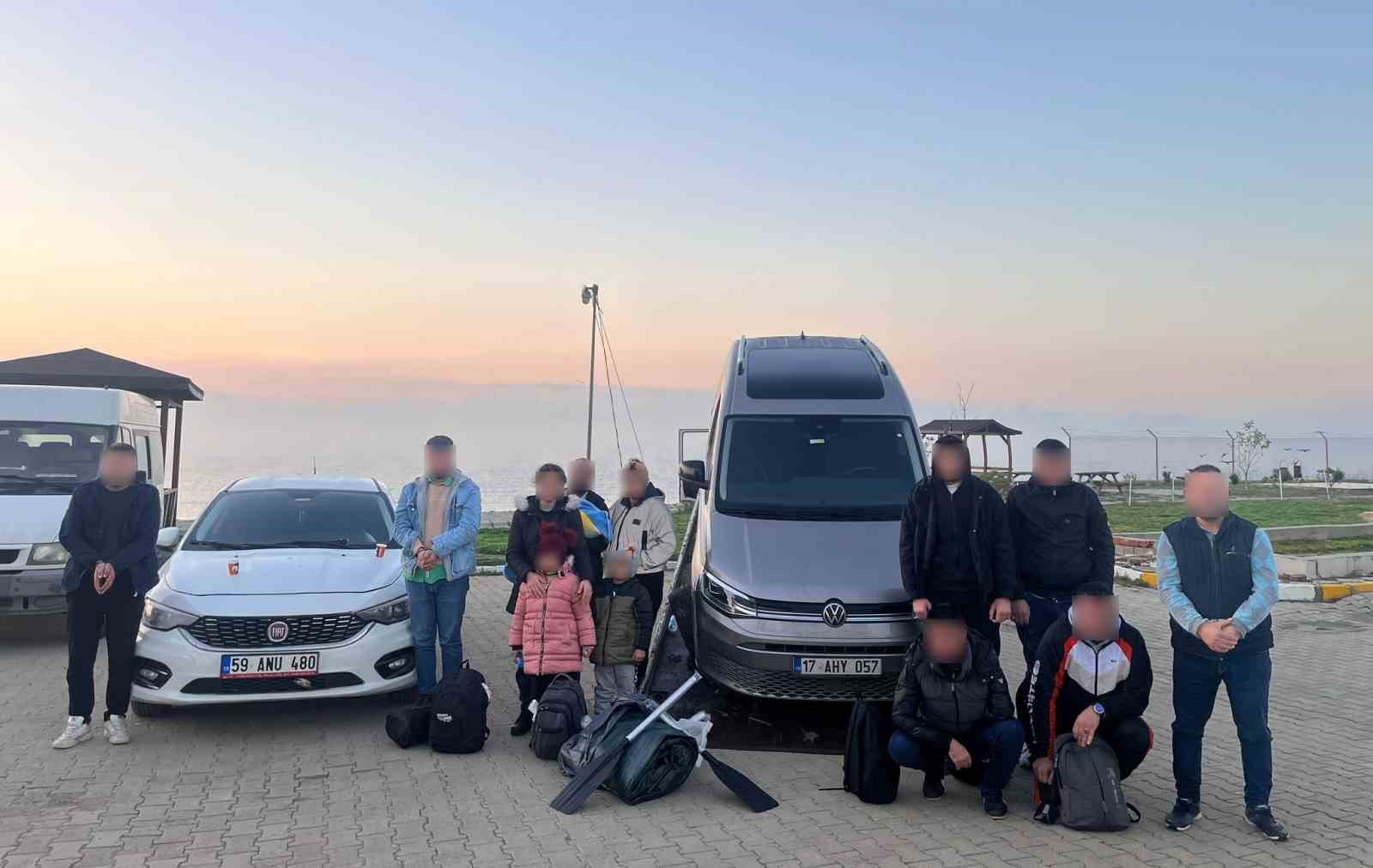 Tekirdağ’da 20 düzensiz göçmen yakalandı