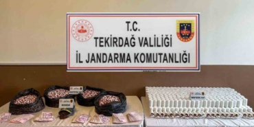 Tekirdağ’da dev uyuşturucu operasyonu: 55 bin sentetik ecza ele geçirildi
