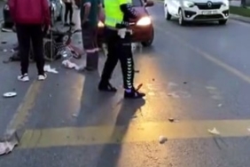 Sakarya’da otomobil ile motorlu bisiklet çarpıştı: 1 yaralı