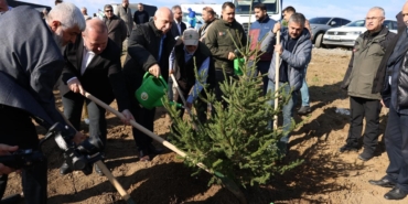 Arnavutköy’de Gazze için 10 bin fidan dikildi