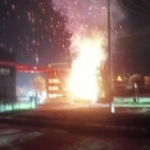 Sakarya’da OSB girişinde korkutan yangın