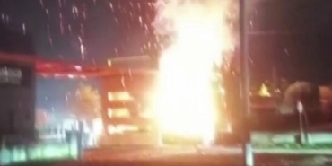 Sakarya’da OSB girişinde korkutan yangın