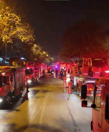 Dudullu OSB’de elektronik fabrikasında korkutan yangın