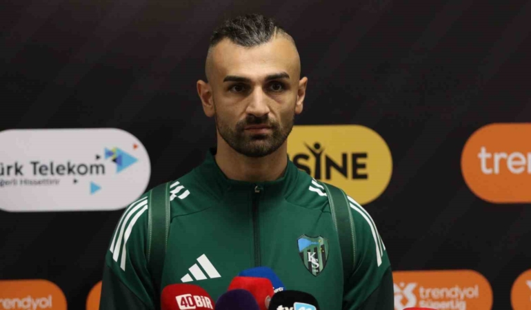 Serdar Dursun: "Kocaelispor ve taraftarı karşısında oynamak kolay değil"