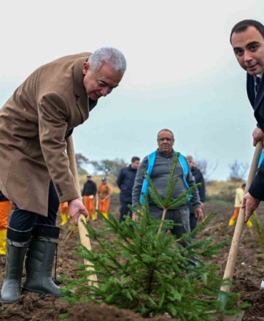 Milli Ağaçlandırma Günü’nde Kırklareli’nde fidanlar toprakla buluştu