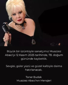 Muazzez Abacı hayatını kaybetti
