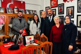 MHP Edirne teşkilatı, şehit ailelerinin evine misafir oldu
