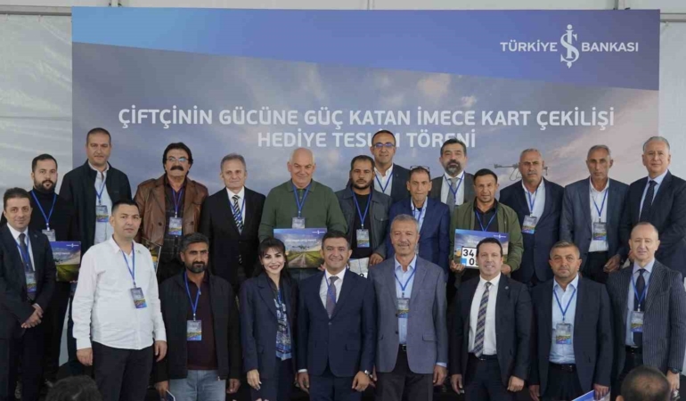 İş Bankası’nın "Çiftçilerin Gücüne Güç Katan İmece Kart" kampanyasında kazananlar belli oldu