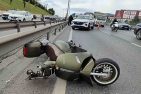 Küçükçekmece’de motosiklet kazası: 1ölü