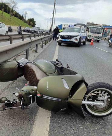 Küçükçekmece’de motosiklet kazası: 1ölü