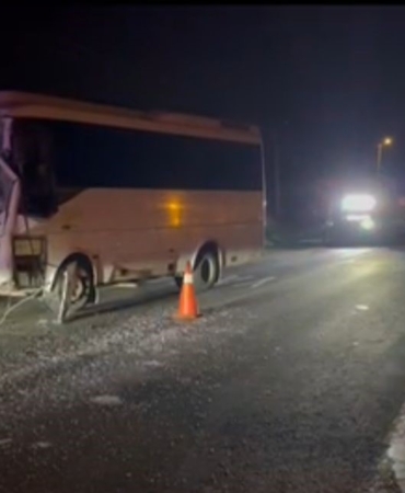 Çerkezköy’de iki servis aracı çarpıştı: 8 işçi yaralandı