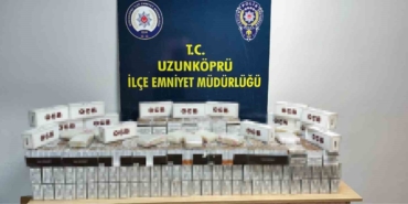 Edirne’de kaçak makaron operasyonu