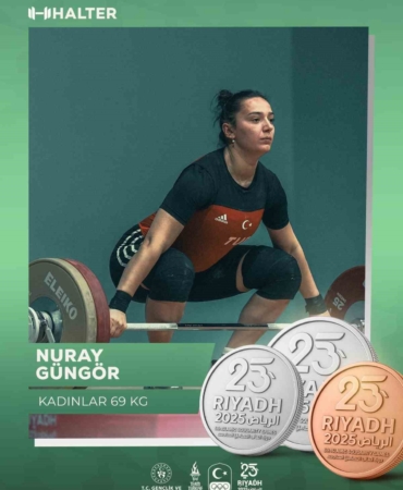 Nuray Güngör’den 2 gümüş, 1 bronz madalya