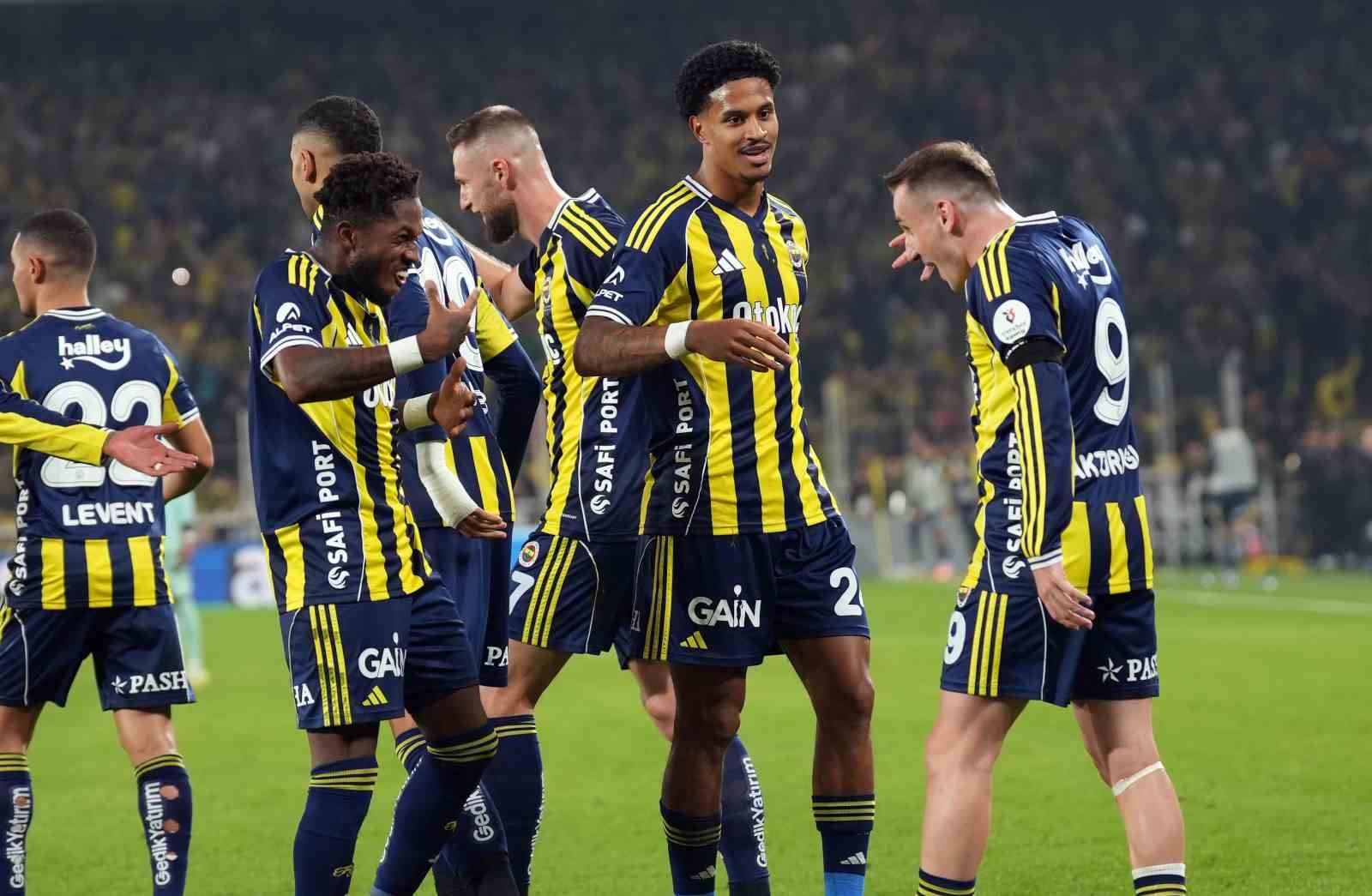 Fenerbahçe’den ligde 4 maçlık galibiyet serisi
