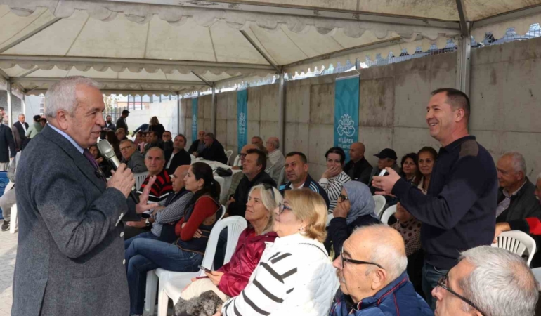 Başkan Şadi Özdemir, vatandaşların sorun ve taleplerini mahallesinde dinledi