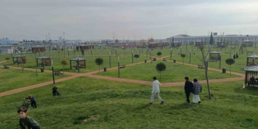 Atatürk Havalimanı Millet Bahçesi’ne ilk gününde yüzlerce vatandaş akın etti