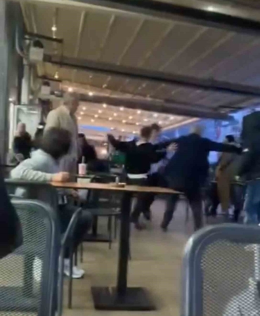 Bursa’da gençlerin meydan muhaberesi kamerada