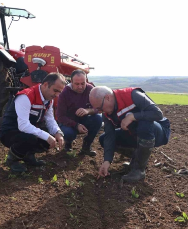 Deneme sahasından elde edilecek veriler bölge tarımına yön verecek