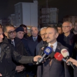 Aynı bölgede kolonu çatlayan bina tahliye edildi