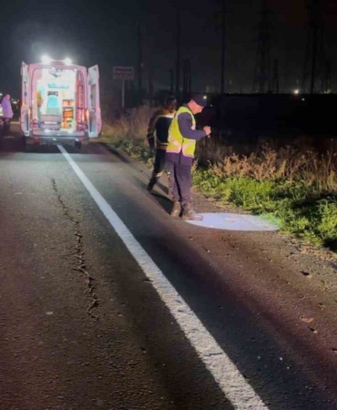 Kırklareli’de aracın çarpması ile metrelerce uzağa savrulan şahıs hayatını kaybetti