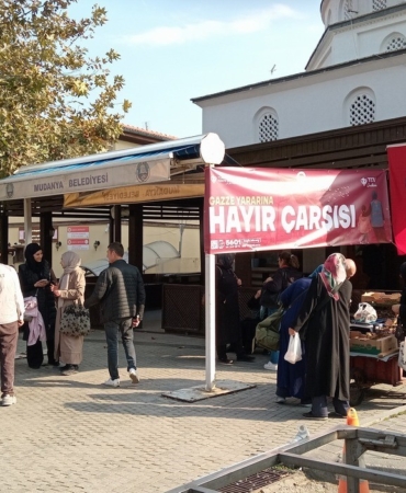 Mudanya’dan Gazze’ye yardım eli