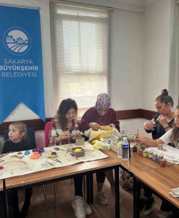 Ara tatil anne-çocuk atölyeleriyle renklendi