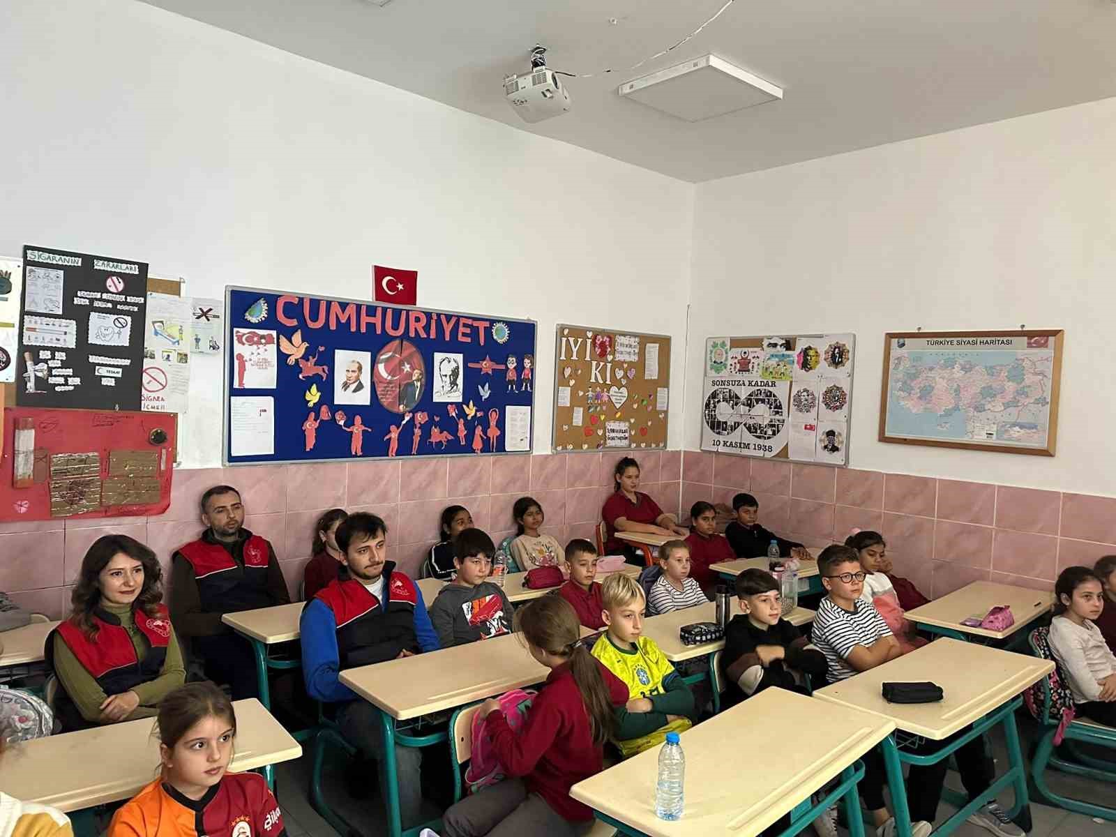 Vize’de ilkokul öğrencilere su verimliliği, gıda israfı ve beslenme eğitimi