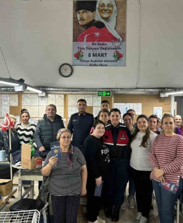 Edirne’de fabrika çalışanlarına KADES etkinliği düzenlendi