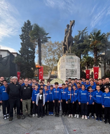 Yeşim Spor Kulübü’nden Ata’ya saygı